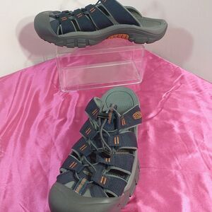 KEEN 1027301 Utility Newport H2 Slides for Mens SZ 11.5 Sky Captain/Bombay.